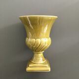Medici style vase olive green