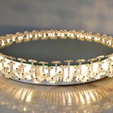 Round Backlit Mirror by Emil Stejnar for Rupert Nikoll Austria 1950s 58cm