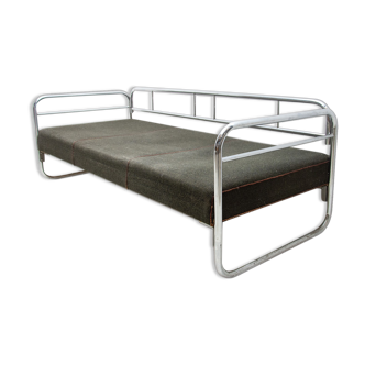 Chromed Bauhaus sofa, 1930´s, Bohemia