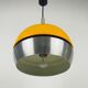 Danish metal pendant lamp, 1970s
