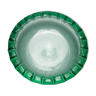 Coupe/ vide poche daum art déco cristal vert bullé