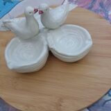 Duo of doves trinket bowl