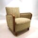 Fauteuil de salon Art Déco en jacquard de velours, 1930