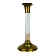 Bougeoir laiton et plexiglas vintage