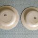 Set of 2 plates Terre de Fer Salins model garland louis XVI