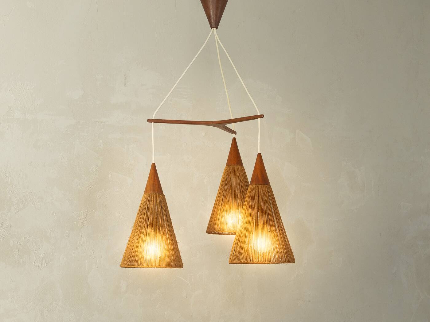 1960s Ceiling Lamp, Ib Fabiansen, Fog & Mørup