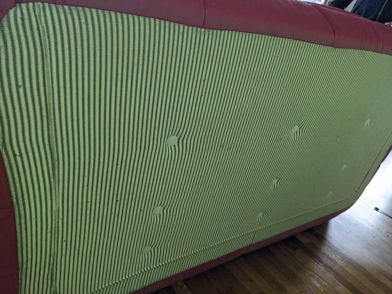 LIGNE ROSET Togo Sofa Indiana Red Leather Michel Ducaroy