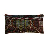 Vintage turkish kilim cushion cover , 30 x 60 cm