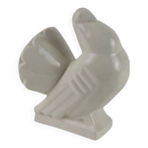 Ancient ceramic pigeon sculpture by George Ventrillon for Saint Clément.