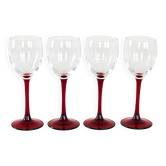 Set of wine glasses, Danish design, 1970s, manufactured in Denmark