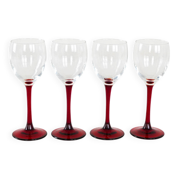 Set of wine glasses, Danish design, 1970s, manufactured in Denmark