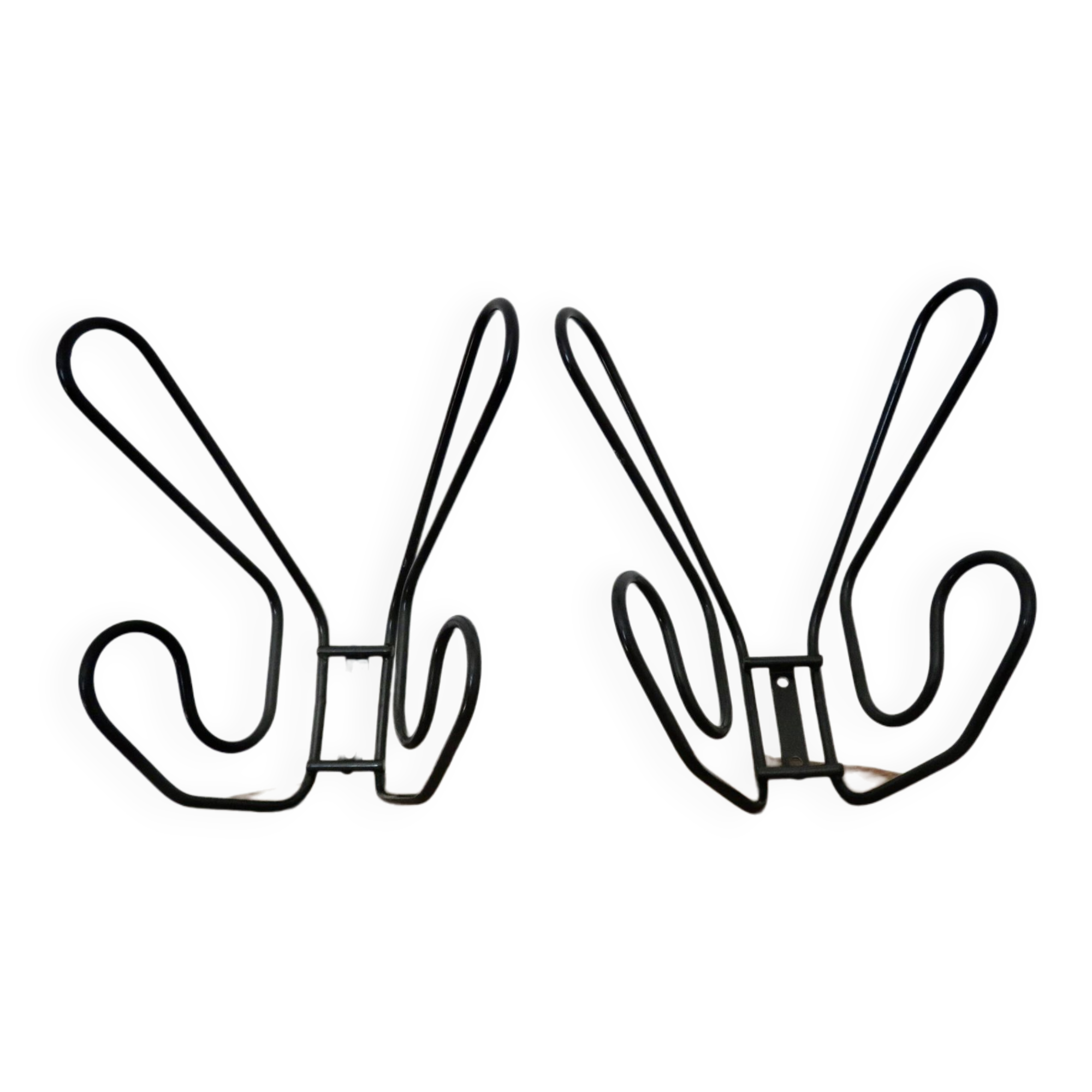 Pair of 80s ikea coat hooks