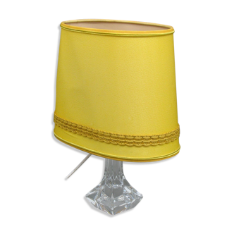 Lampe de table en verre de Daum, années 1960
