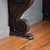 Carved bench