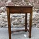 Guéridon selette console vintage louis philippe noyer 1950