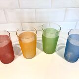 Granite orangeade glasses from the 60s