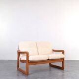 Mid-Century Danish Teak Sofa from Poul Jeppesen, 1970s.