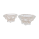 2 bougeoirs en cristal vintage de Reims, France