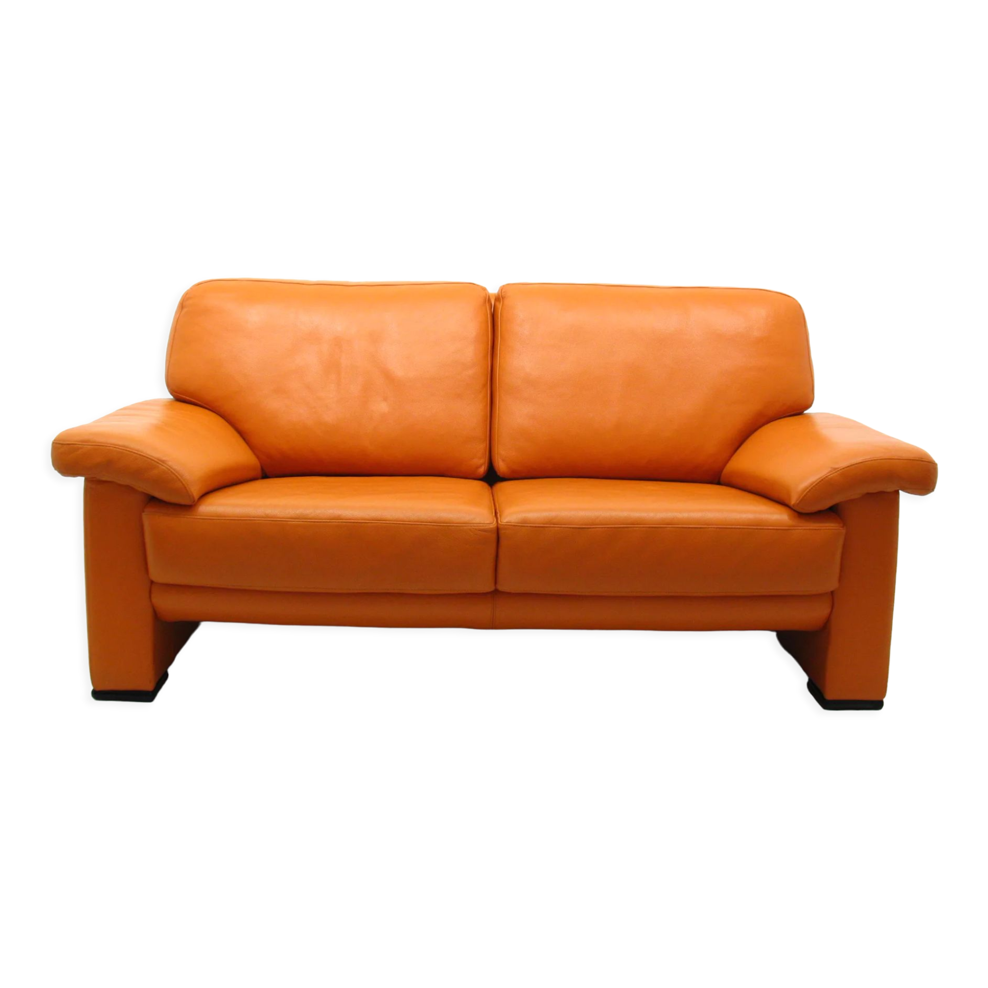 Leather sofa Willi Schillig 90s