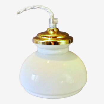 White opaline lamp