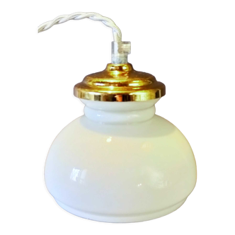 White opaline lamp
