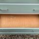 Vintage 1950s compass foot chest of drawers