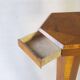 Side table with removable polygonal top, Art Deco, inlaid 1925