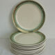 Set of 10 flat plates Villeroy and Boch, vintage Mettlach