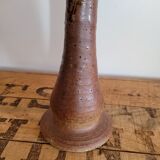Stoneware and rope lamp