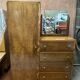 Vintage asymmetrical wardrobe