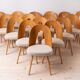 Set of 10 MidCentury Dining Chairs by A. Šuman, Reupholstery Options