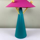 Lampe vintage colorée