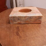 Pink marble ashtray