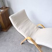 Ikea vintage Kim Samson curved beech wood deck chair