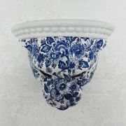 Étagère murale Panther en céramique bleu Delft