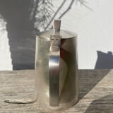 Art Deco silver-plated metal teapot