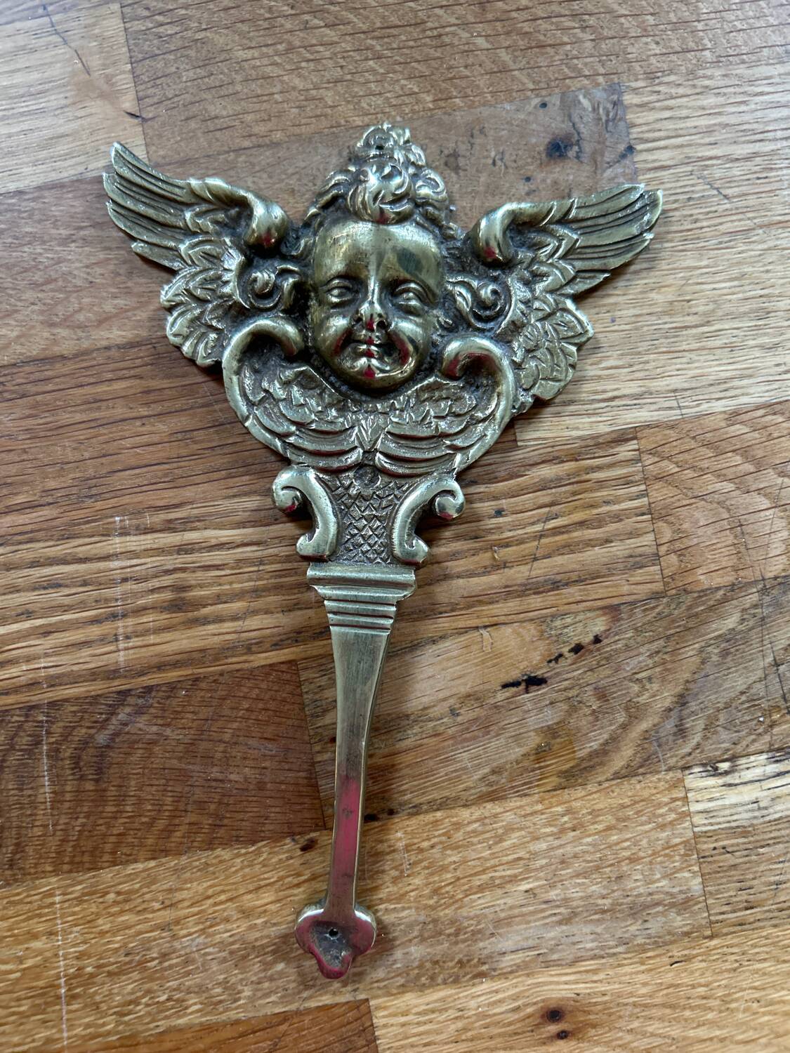 Brass angel ornament