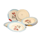 Lot assiettes Digoin Sarreguemines