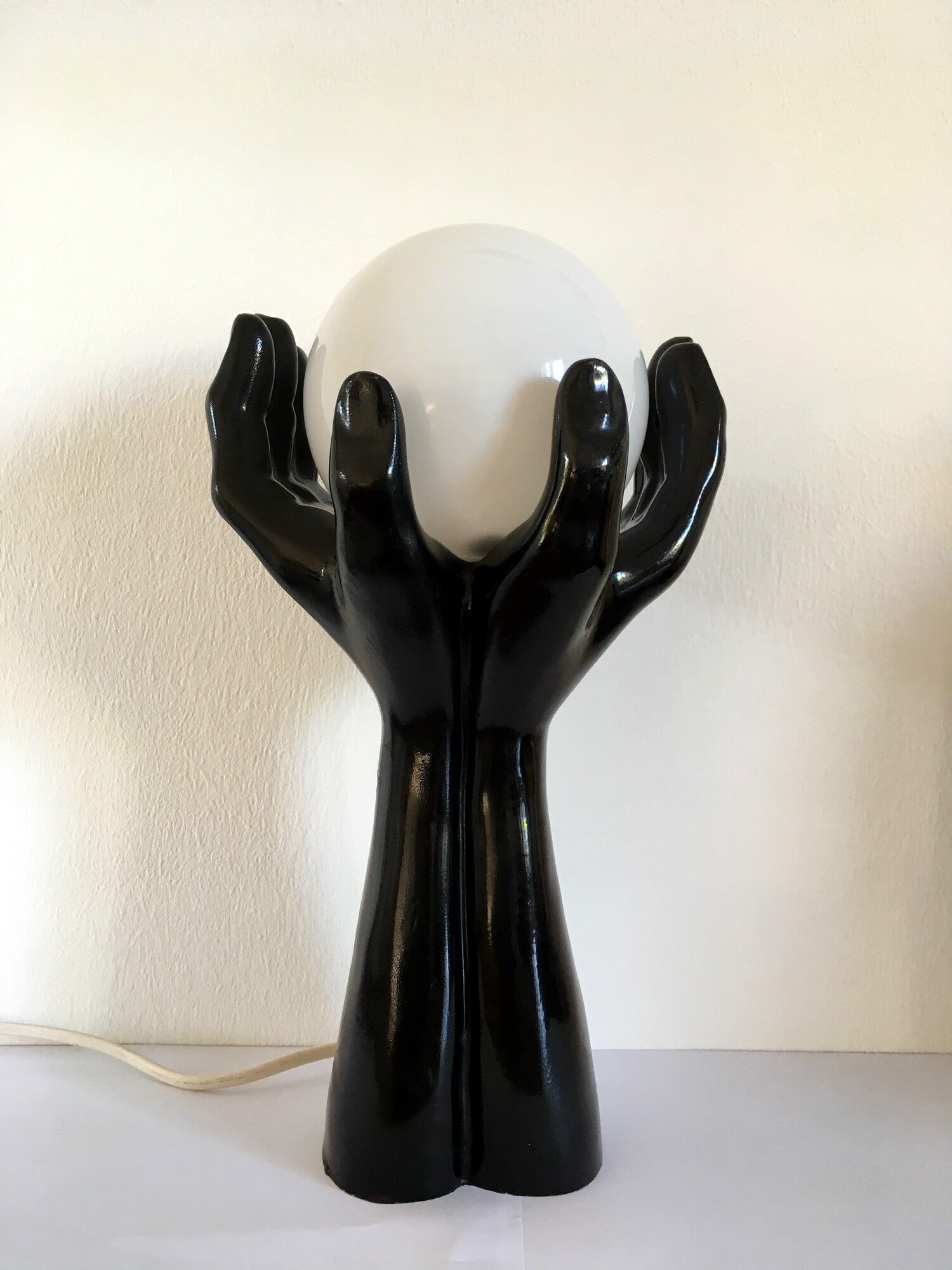 Vintage 70s hand lamp