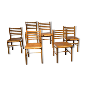 Ensemble de 6 chaises de salle