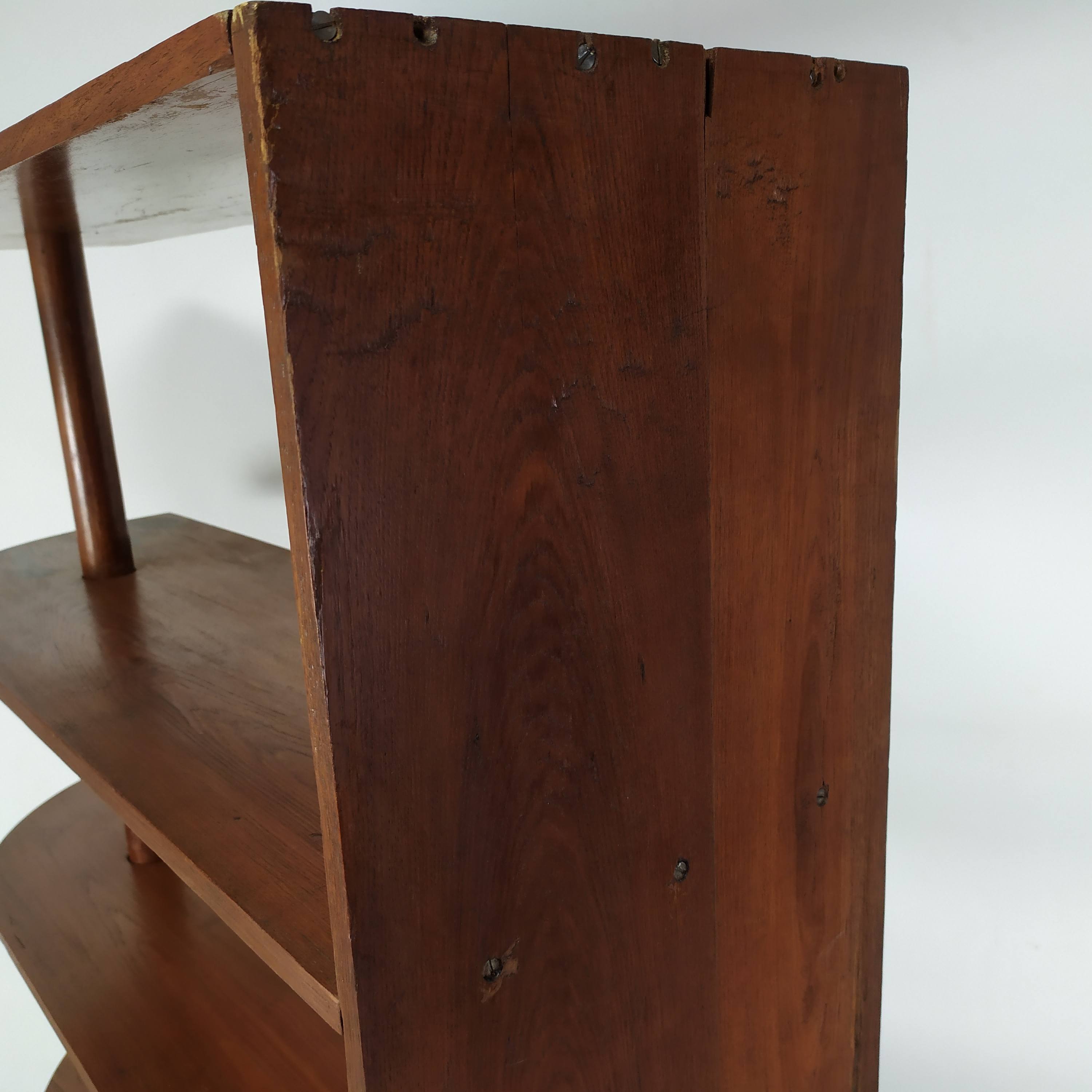 Oak shelf art deco style