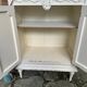 Antique patinated Louis XVI buffet, marble top.