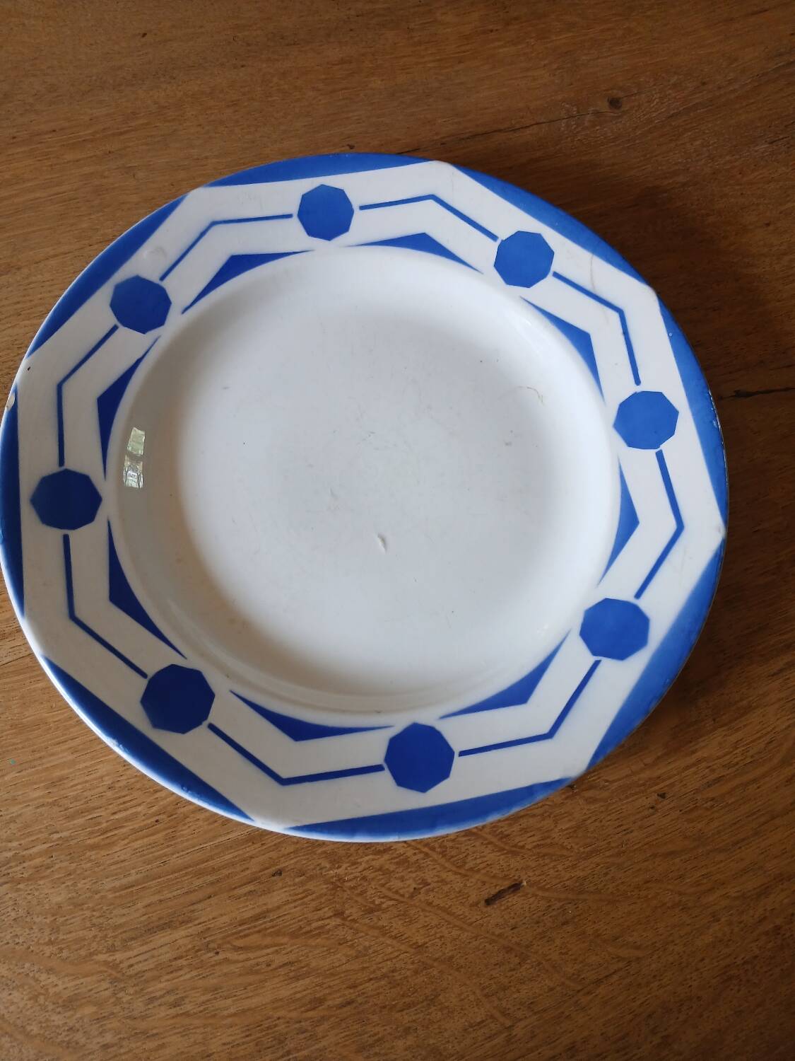 2 old dishes Digoin and Sarreguemines