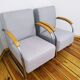 Pair of mücke melder fn 21 armchairs, vintage, 1930