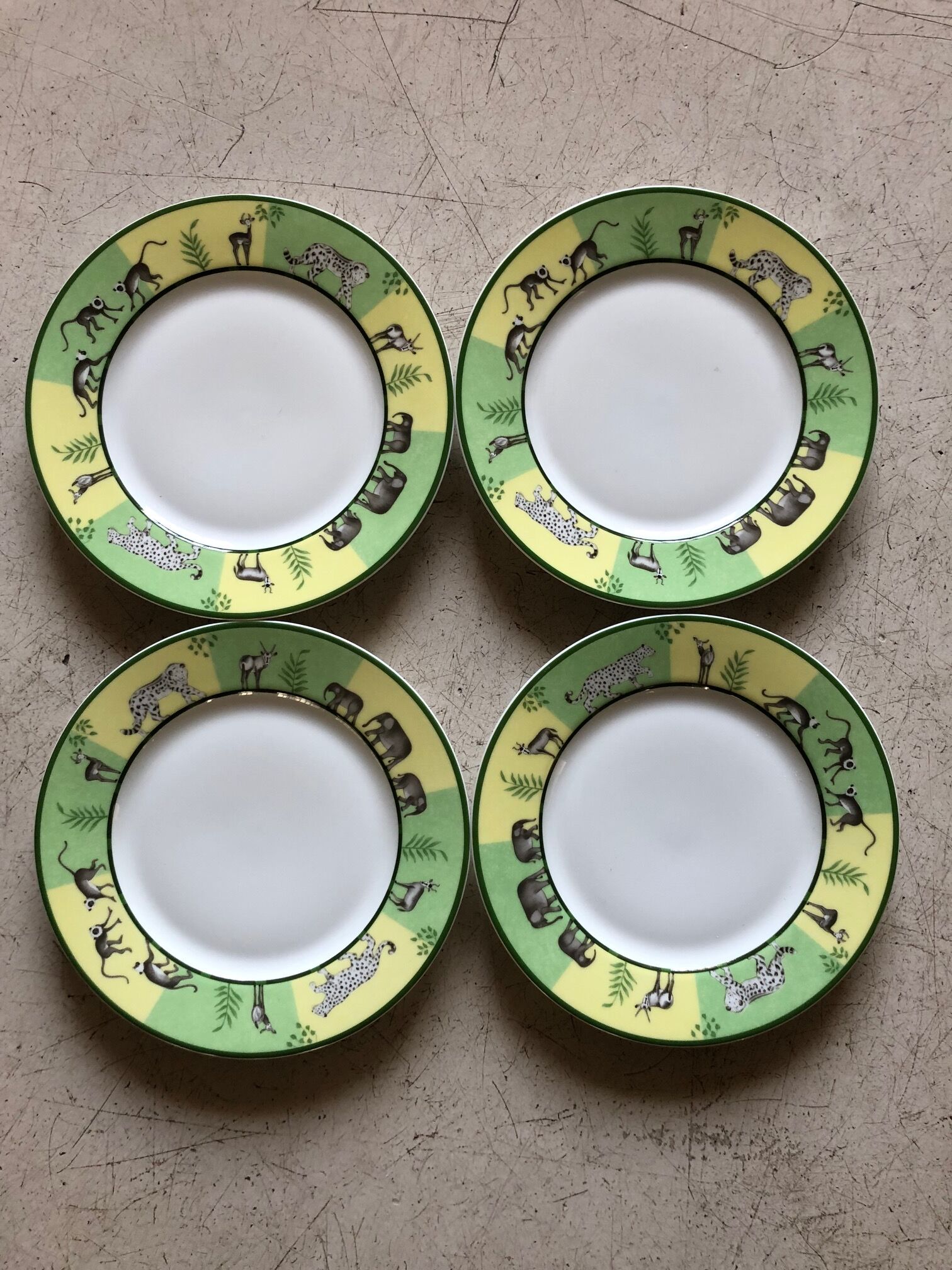 Hermes model africa plates