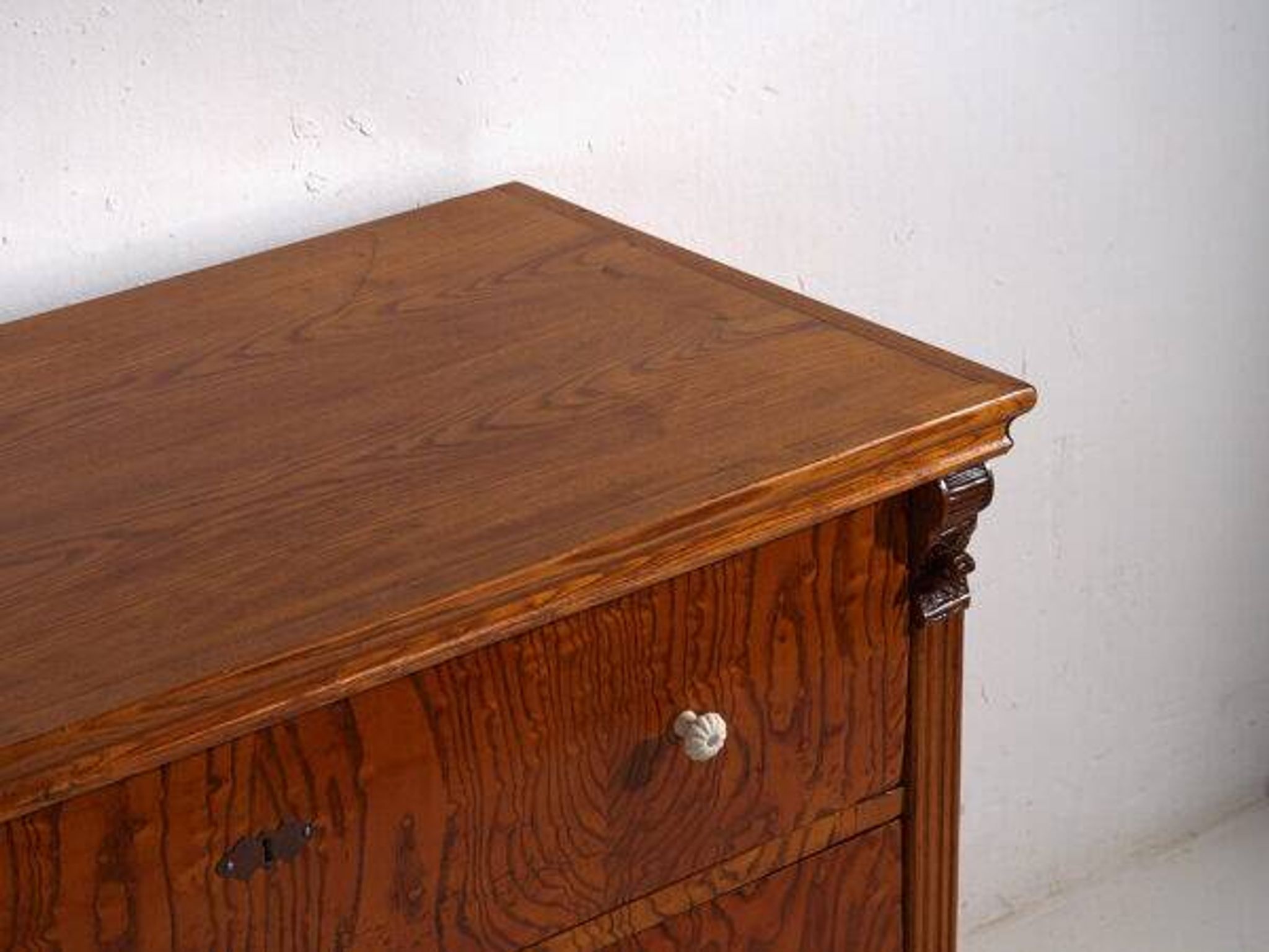 Antique Biedermeier chest of drawers (circa 1850) #63