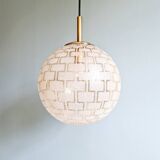 Space Age glass pendant light, 1970s