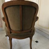 Louis XV style convertible armchair