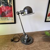Jieldé lamp 1 arm 40cm industrial graphite Jean Louis Domecq 1950