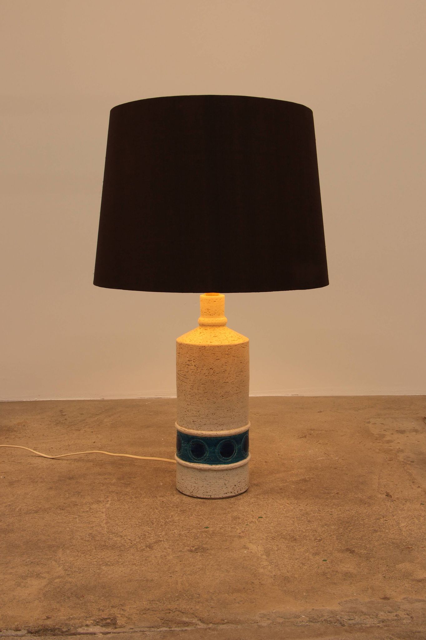 Table lamp made of ceramic design by Aldo Londi by Bergboms, 1960s